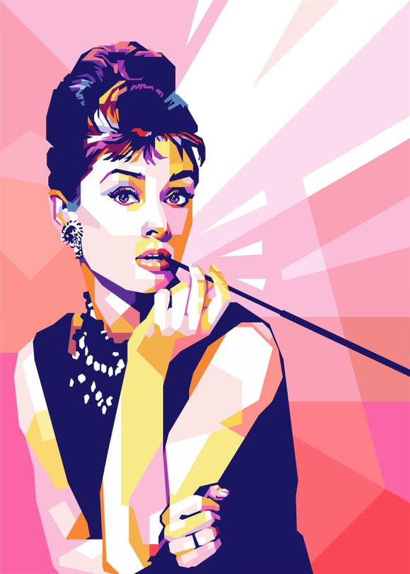 Vi Hyller: Audrey Hepburn - Stilea - Plakat