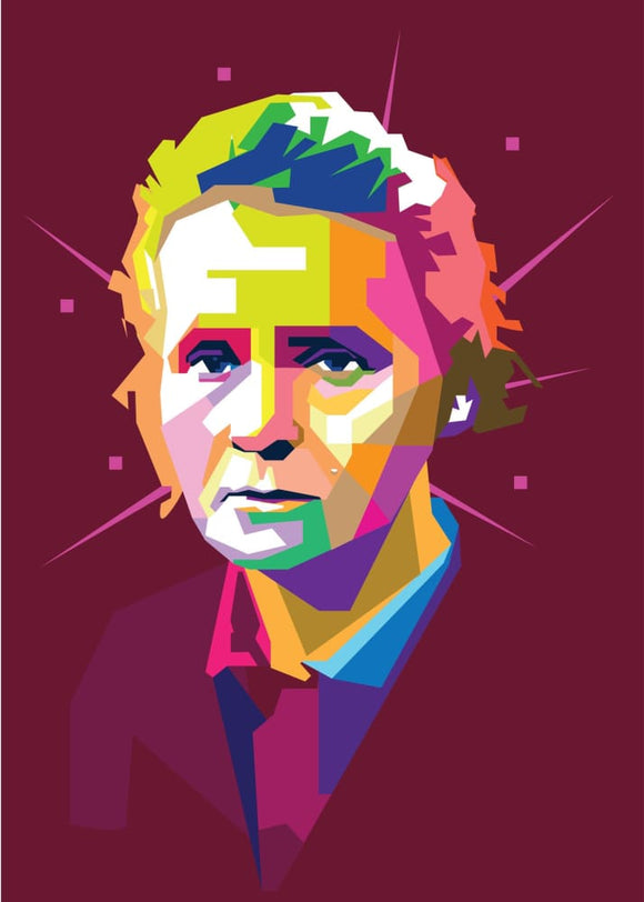 Vi Hyller: Marie Curie - Stilea - Plakat